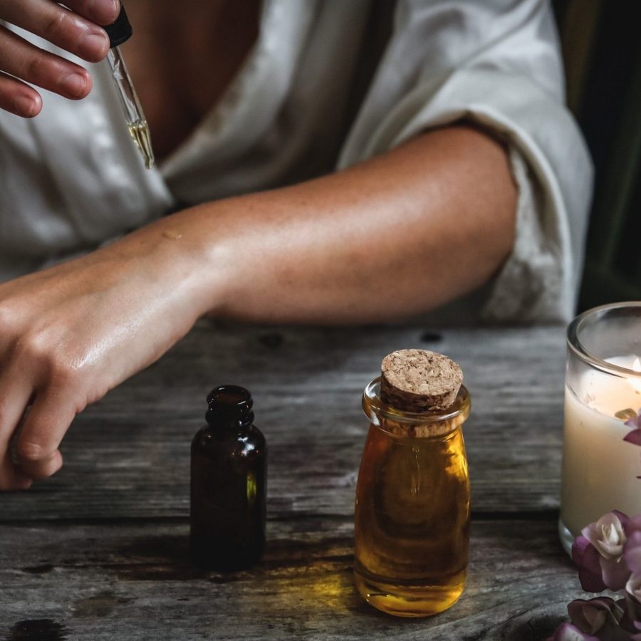 diy beauty products with essential oils for skin and nails