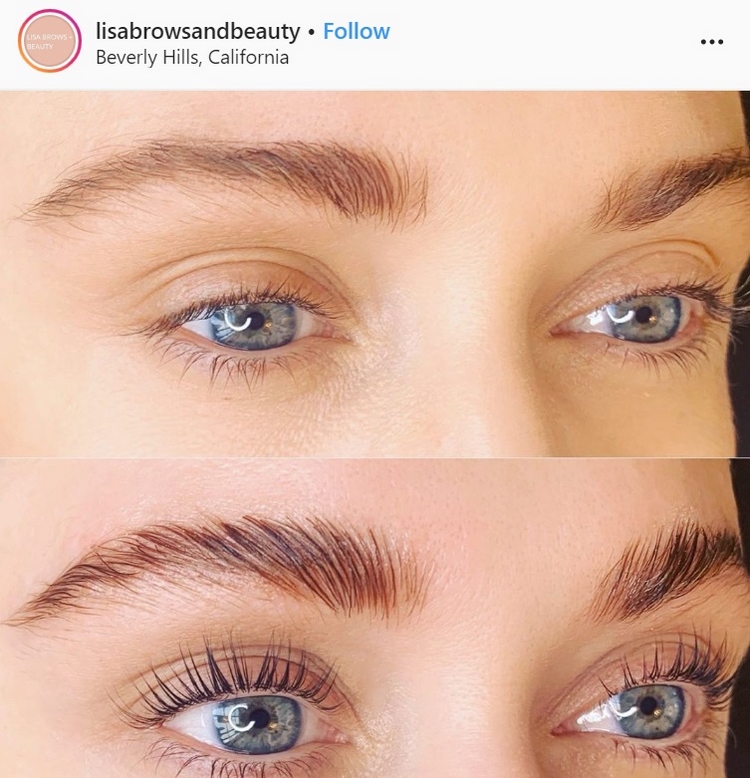 brow lamination before and after how long does it last