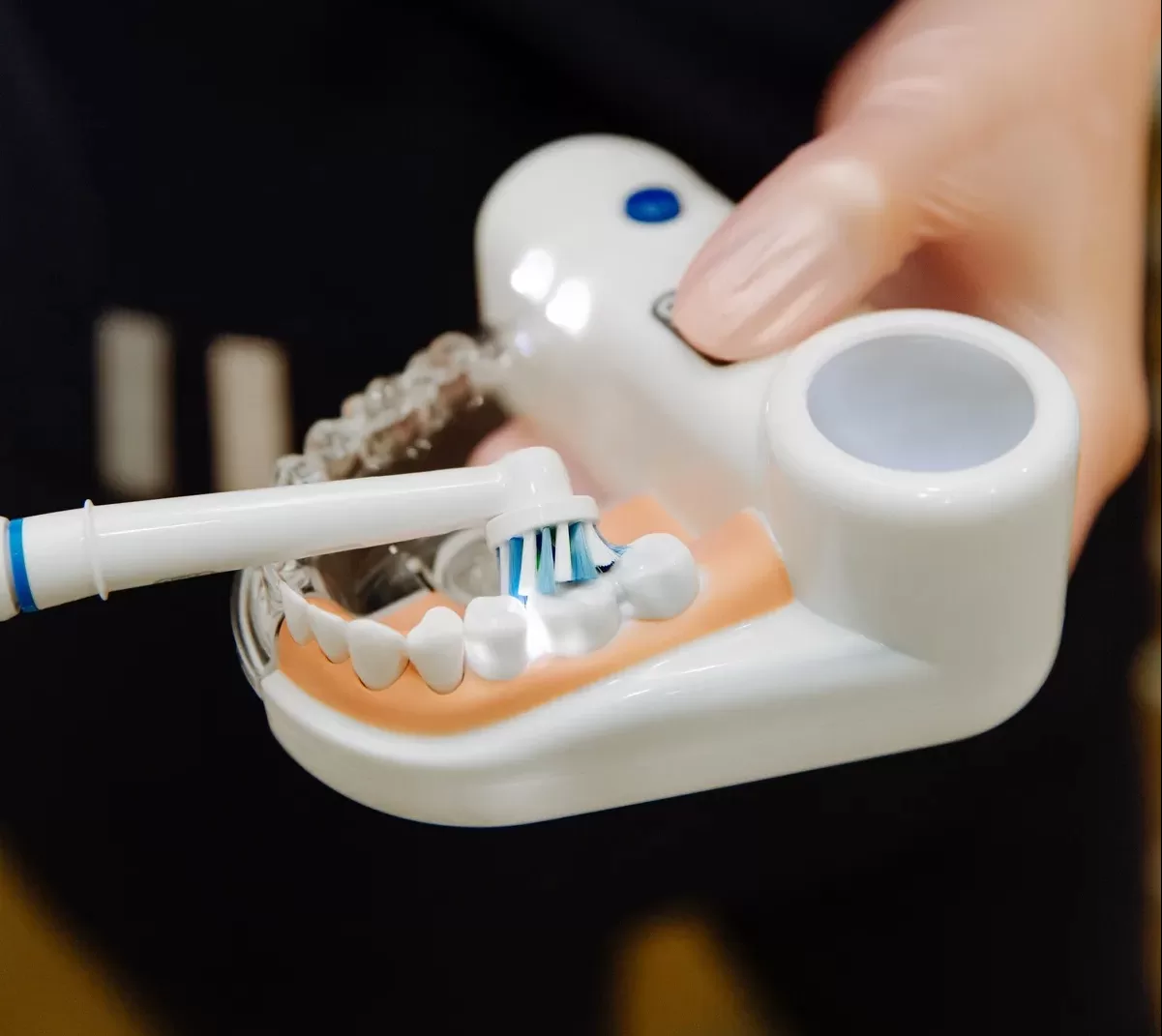 Electric toothbrushes are gentle on the gums