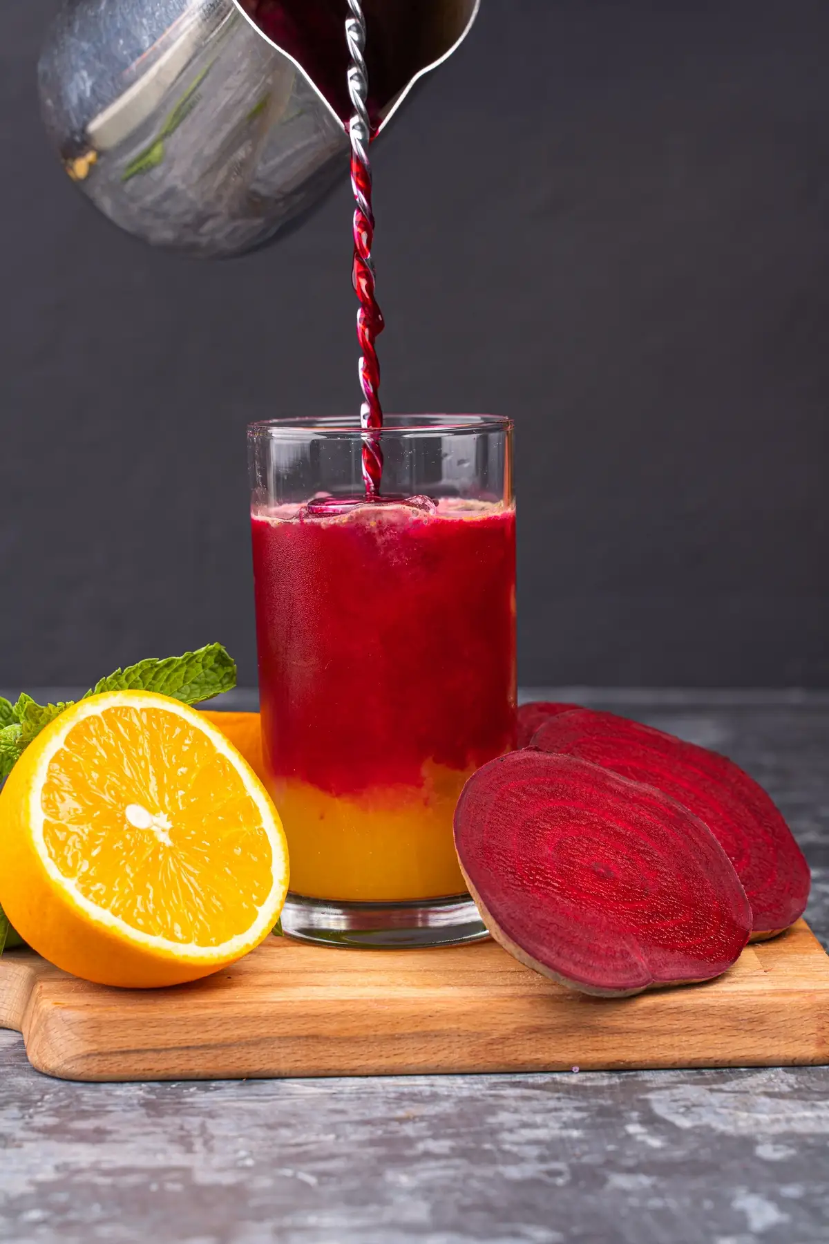 beet and orange juice for low blood pressure