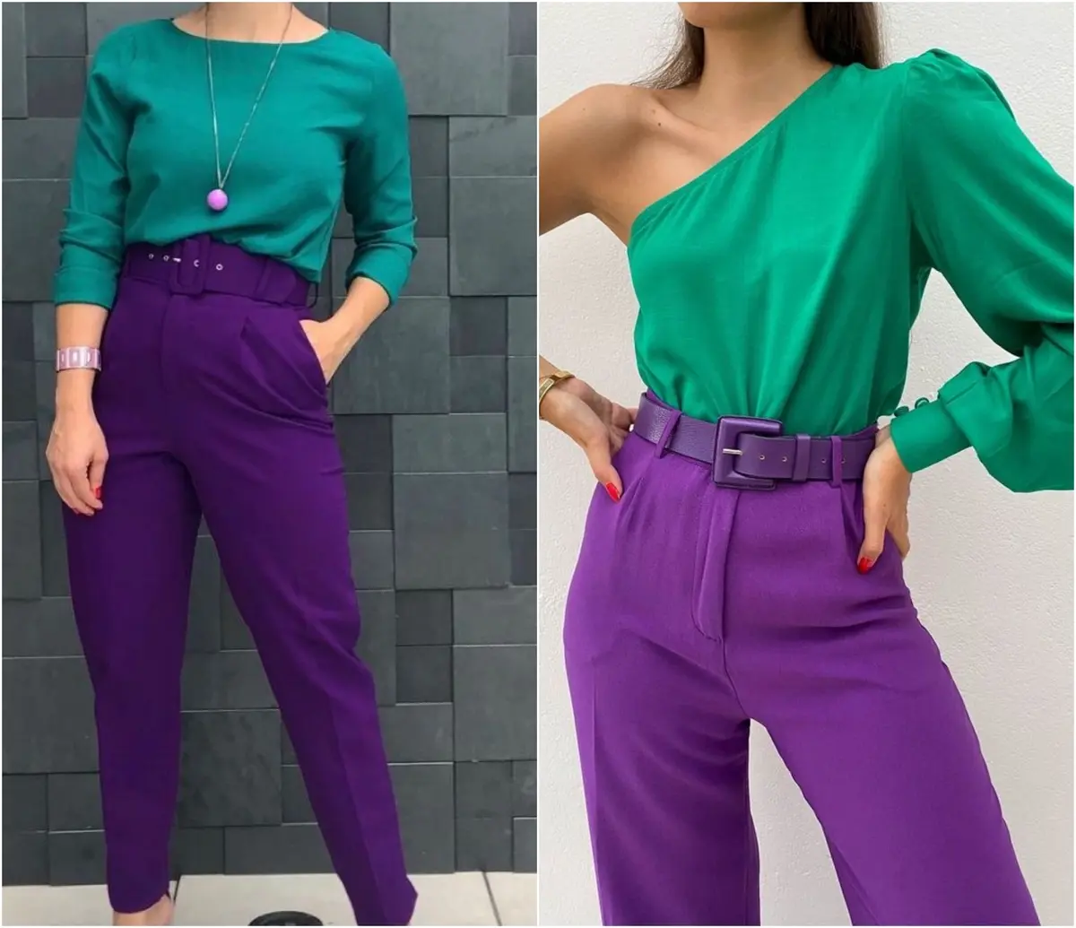 Details more than 78 dark purple pants super hot - in.eteachers