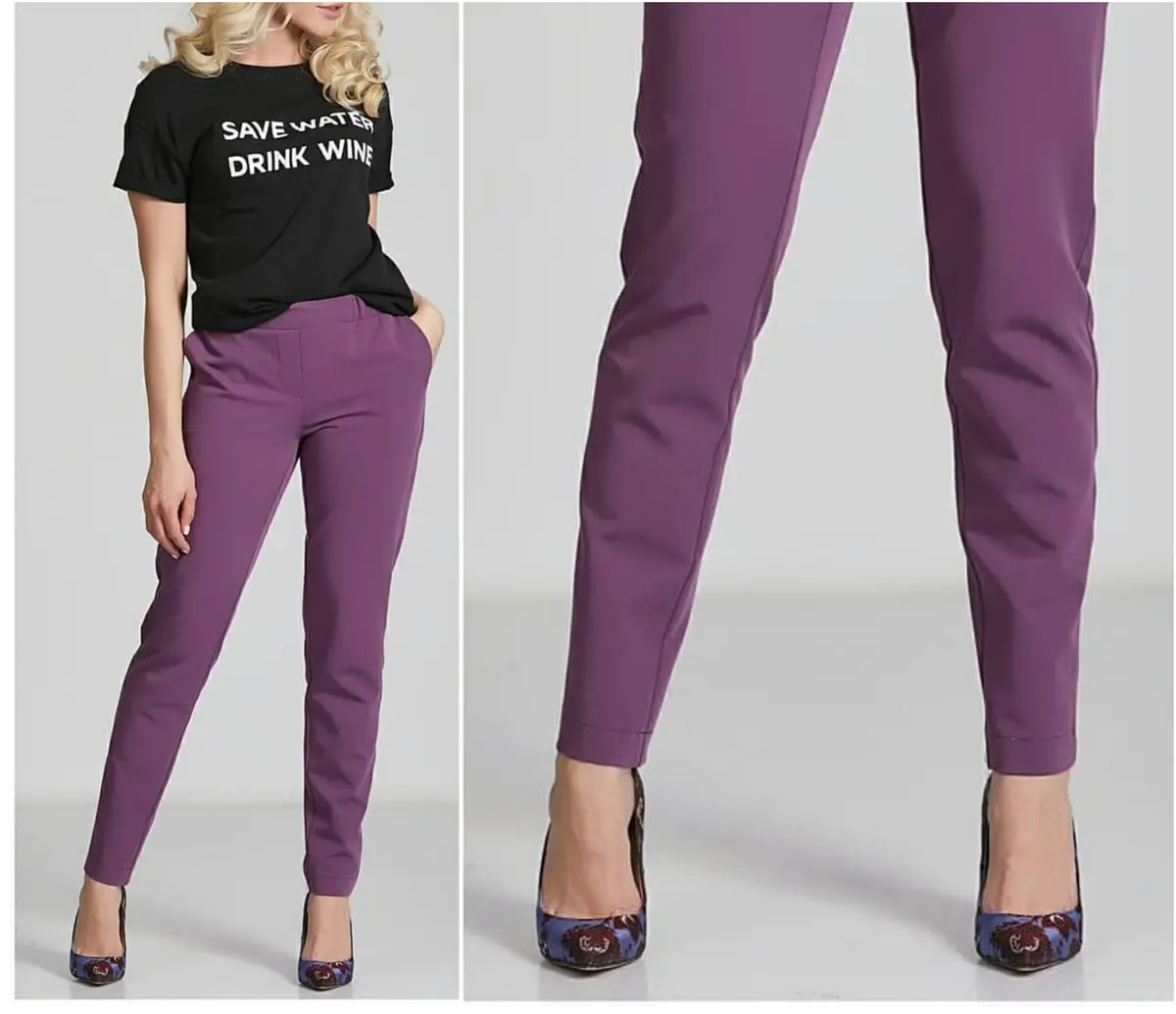 Purple sequin flared trousers  River Island